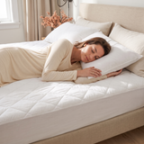 Organic Wool Quilted Mattress Pad — GOTS Certified