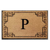 Rubber Bordered Designed Outdoor Monogrammed Doormat 24"X39"