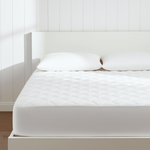 100% Organic Cotton Quilted Mattress Protector – GOTS Certified - Delara