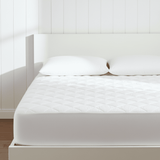 100% Organic Cotton Quilted Mattress Protector – GOTS Certified - Delara