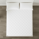 100% Organic Cotton Quilted Mattress Protector – GOTS Certified - Delara
