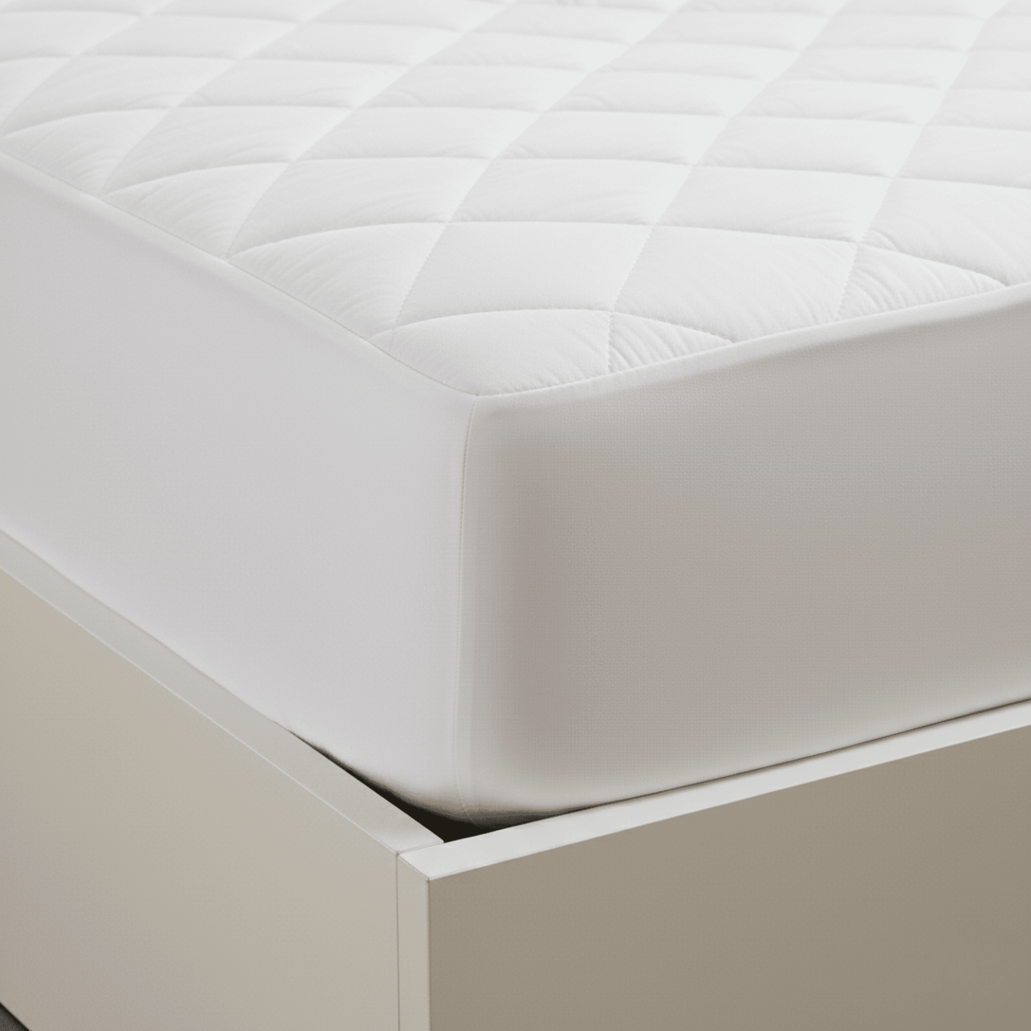 100% Organic Cotton Quilted Mattress Protector – GOTS Certified - Delara