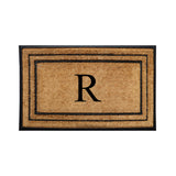Rubber Border Monogrammed Outdoor Doormat 30"X60"