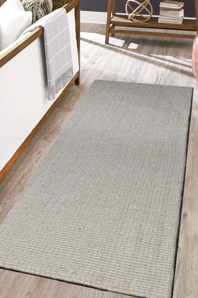 Premium Boucle Jute & Wool Rug - DelaraHome