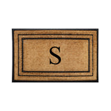 Rubber Border Monogrammed Outdoor Doormat 30"X60"