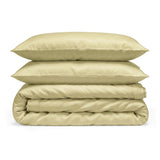 100% Organic Cotton 400TC Sateen Duvet Cover Set - Delara