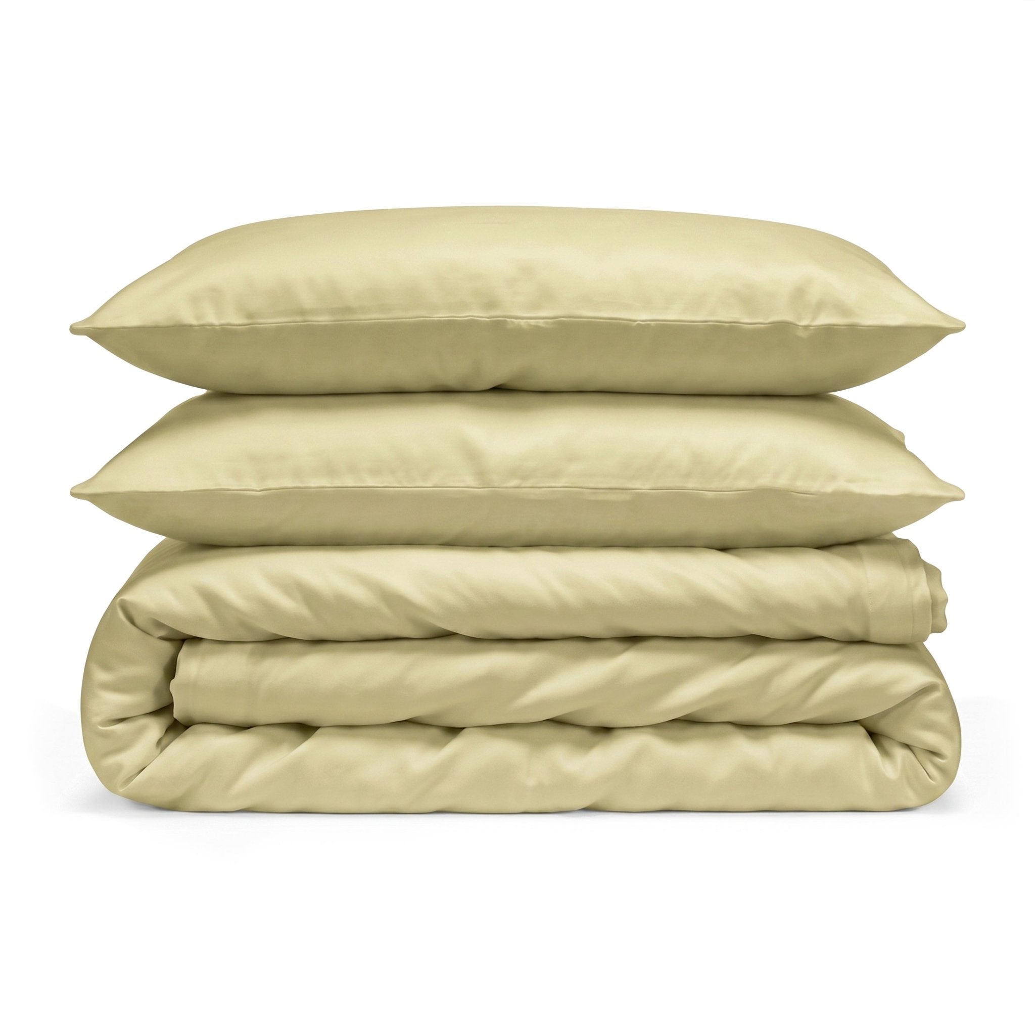100% Organic Cotton 400TC Sateen Duvet Cover Set - Delara