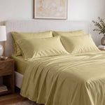 100% Organic Cotton 400TC Sateen Pillowcase Pair - Delara