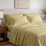 100% Organic Cotton 400TC Sateen Pillowcase Pair - Delara