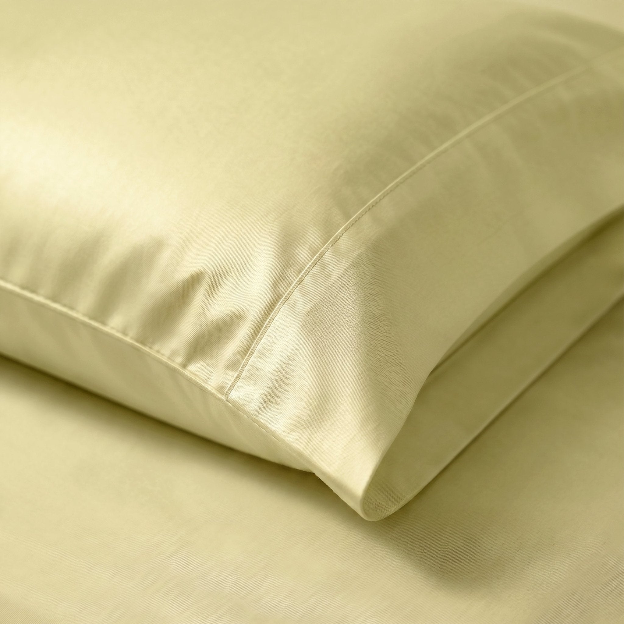 100% Organic Cotton 400TC Sateen Pillowcase Pair - Delara