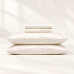 100% Organic Cotton 400TC Sateen Sheet Set - Delara
