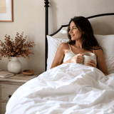100% Organic Cotton 400TC Sateen Sheet Set - Delara
