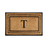 Rubber Border Monogrammed Outdoor Doormat 30"X60"