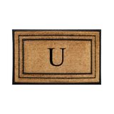 Rubber Border Monogrammed Outdoor Doormat 30"X60"