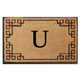 Rubber Bordered Designed Outdoor Monogrammed Doormat 24"X39"