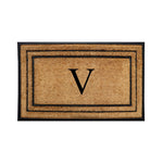 Rubber Border Monogrammed Outdoor Doormat 30"X60" - Delara
