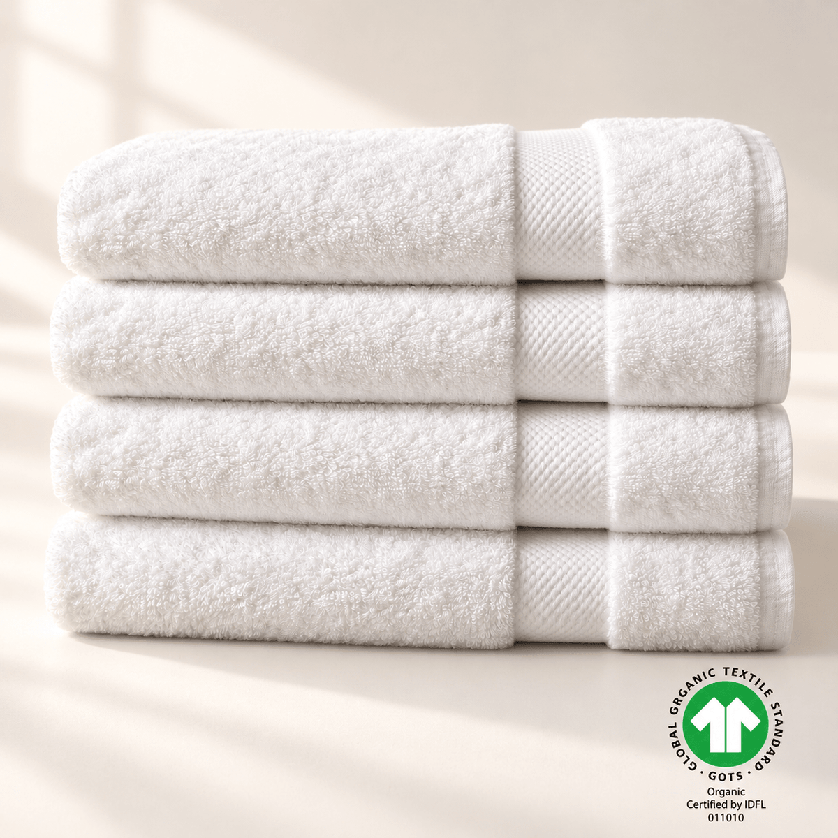 Organic Cotton Bath Sheet Pack of 4