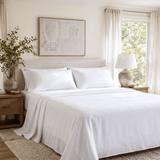 100% European Flax Linen Sheet Set - Delara