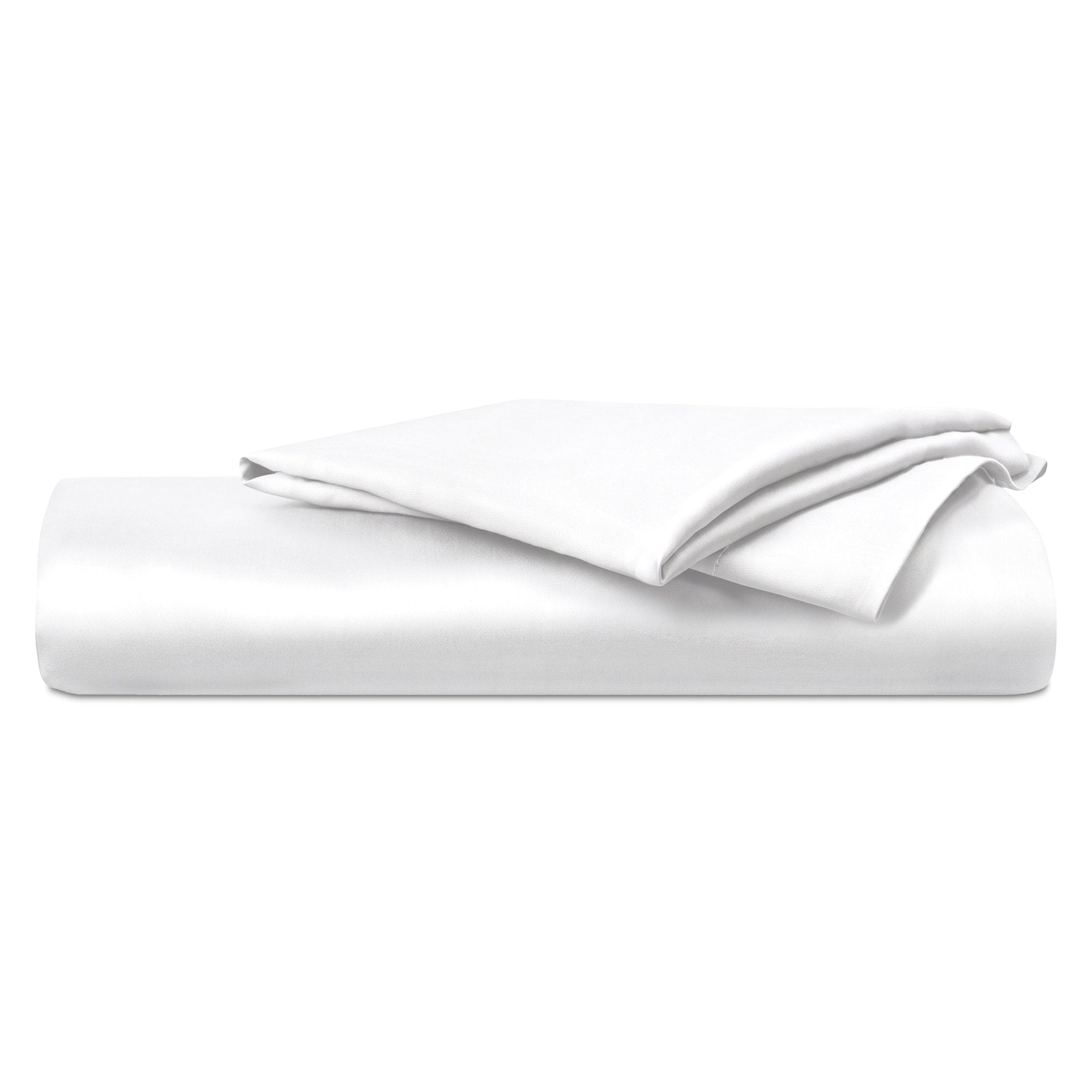 100% Organic Cotton 400TC Sateen Fitted Sheet Set - Delara