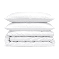 100% Organic Cotton 400TC Sateen Duvet Cover Set - Delara