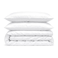 100% Organic Cotton 400TC Sateen Duvet Cover Set - Delara