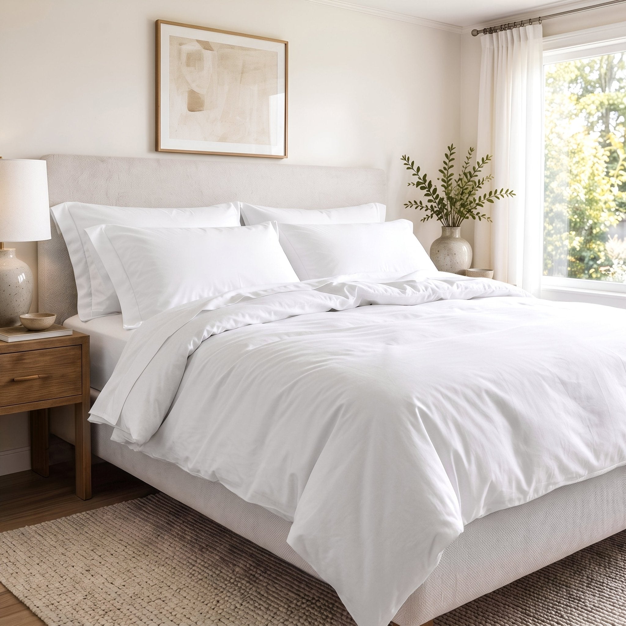 100% Organic Cotton Percale Sheet Bundle - Delara