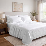 Naturally Cooling & Breathable TENCEL™ Eucalyptus Sheet Set - Delara