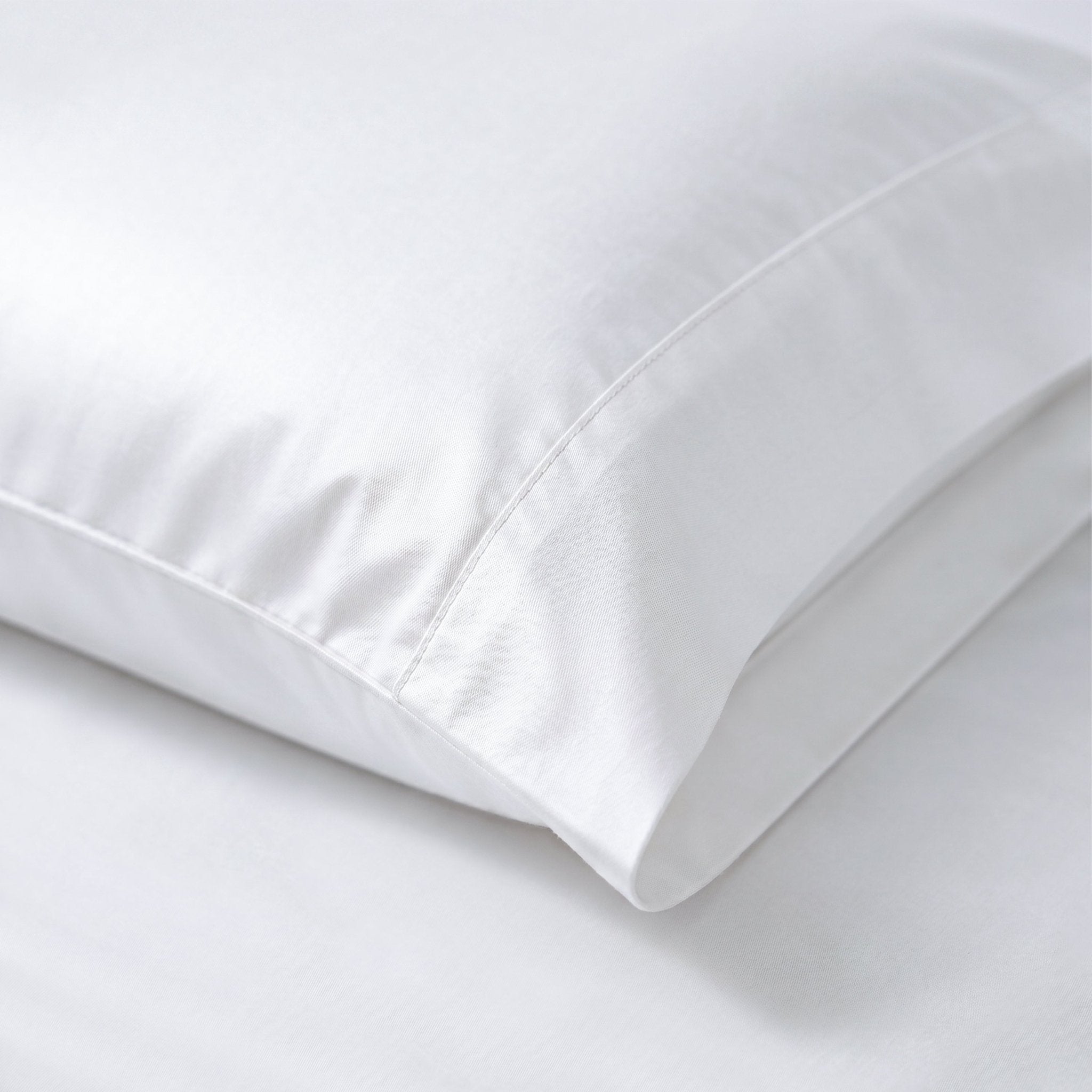 100% Organic Cotton 400TC Sateen Pillowcase Pair - Delara