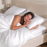 100% Organic Cotton 400TC Sateen Pillowcase Pair - Delara