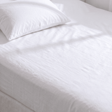 100% European Flax Linen Fitted Sheet - Delara