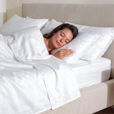 100% Organic Cotton 400TC Sateen Sheet Set - Delara