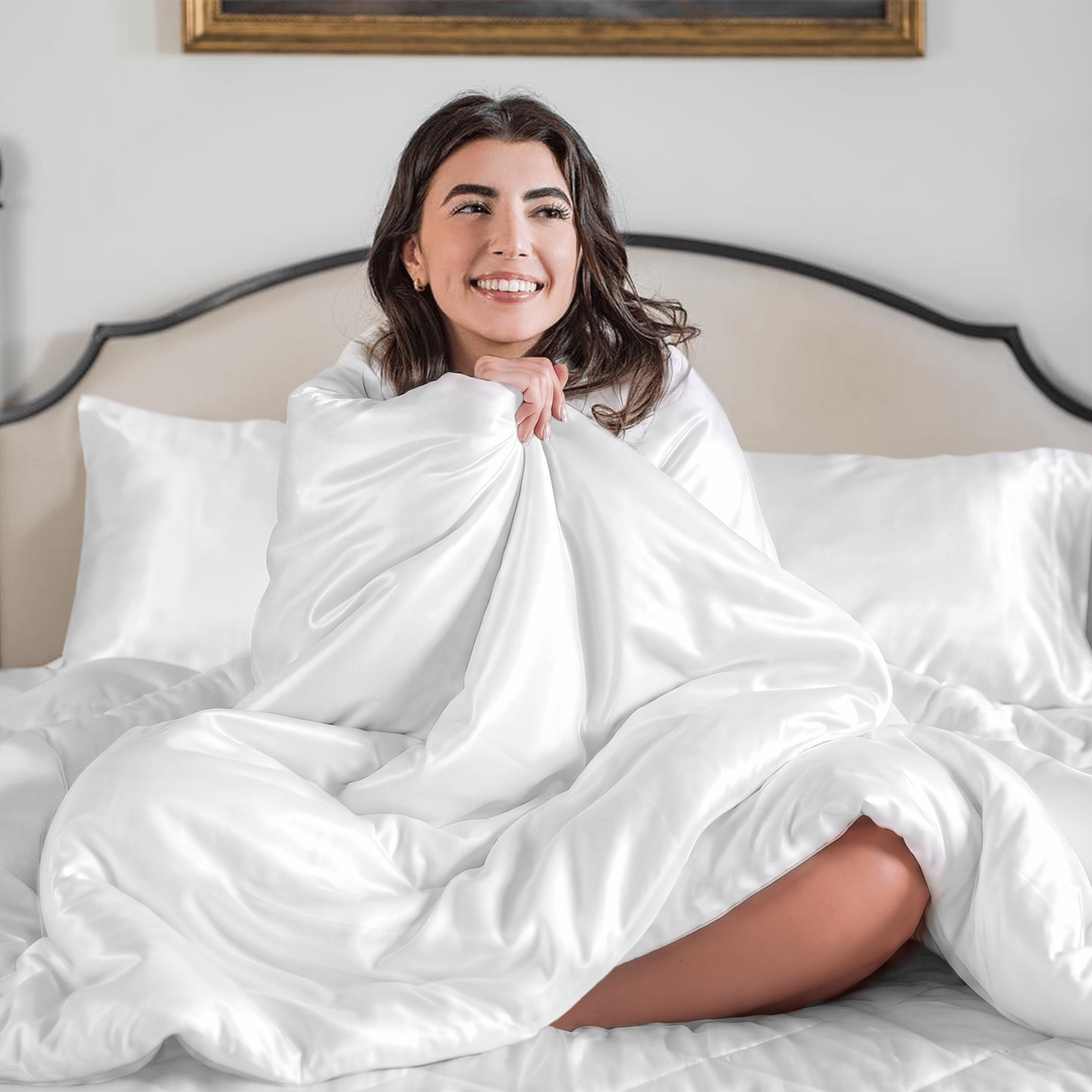 100% Bamboo Viscose Duvet Cover Set - Delara