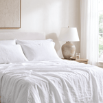 100% European Flax Linen Sheet Set - Delara