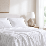 100% European Flax Linen Flat Sheet - Delara