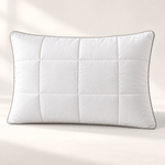 Wool-Quilted Adjustable Down Alternative Pillow - Delara