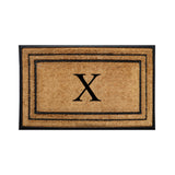 Rubber Border Monogrammed Outdoor Doormat 30"X60"