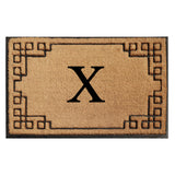 Rubber Bordered Designed Outdoor Monogrammed Doormat 24"X39"