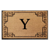 Rubber Bordered Designed Outdoor Monogrammed Doormat 24"X39"
