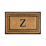 Rubber Border Monogrammed Outdoor Doormat 30"X60" - Delara
