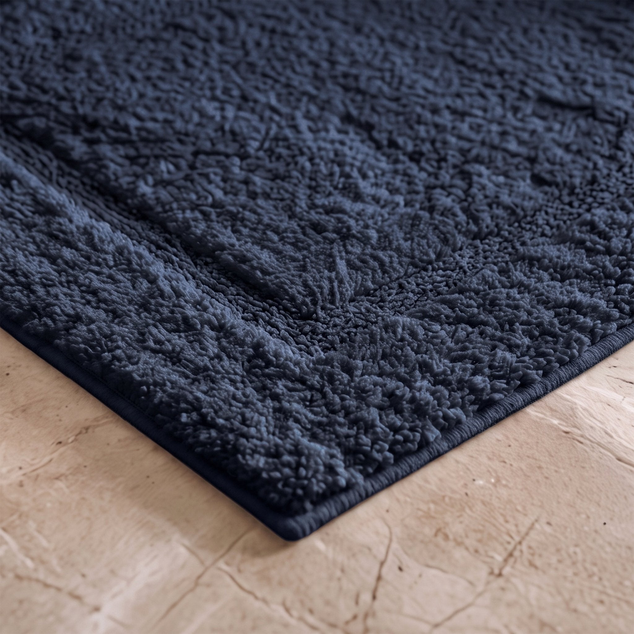 Organic Cotton Reversible Bath Mat - Delara