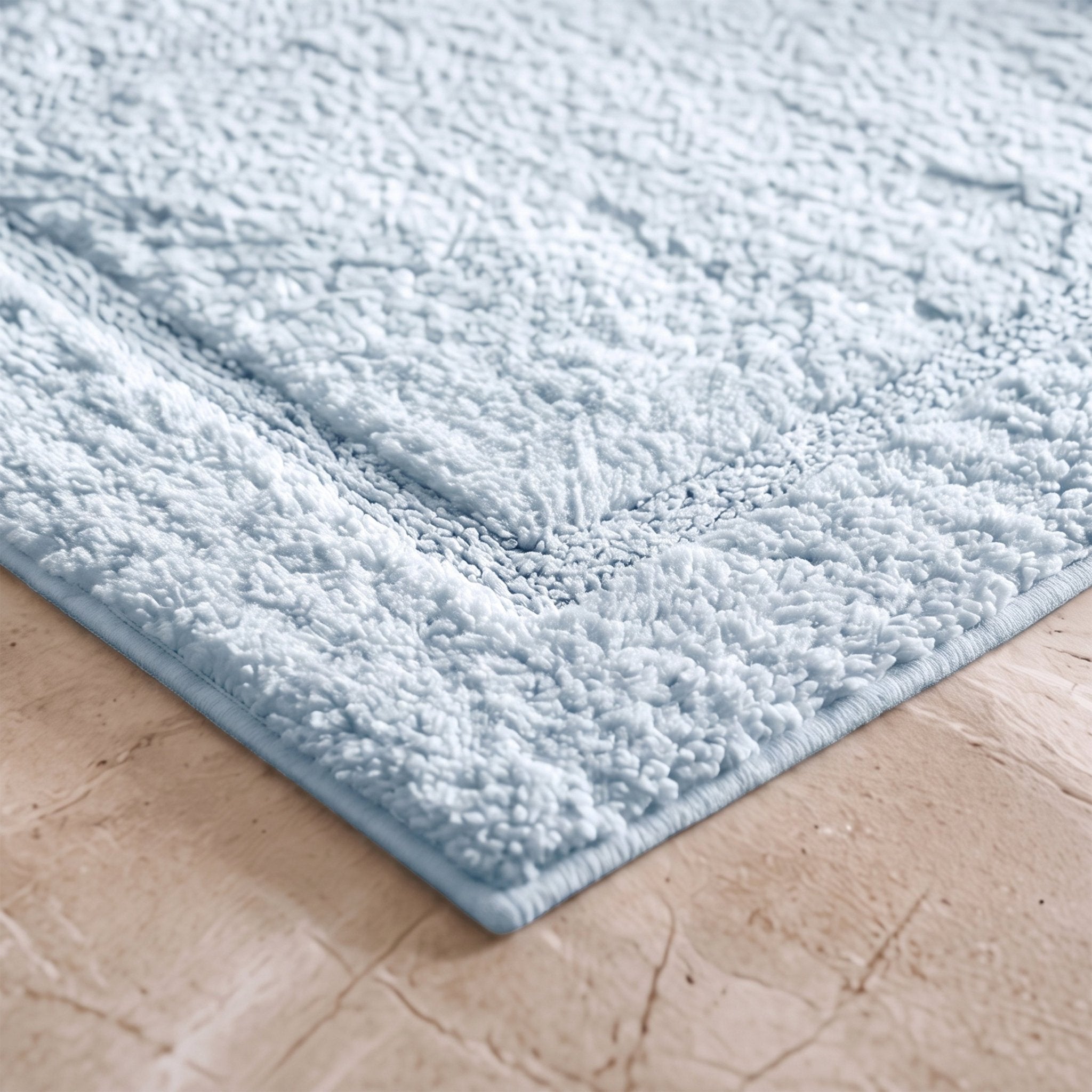 Organic Cotton Reversible Bath Mat - Delara