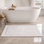 Organic Cotton Reversible Bath Mat - Delara