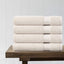100% Organic Cotton Quick Dry Bath Sheet (Ivory) (Pack of 4) - DelaraHome