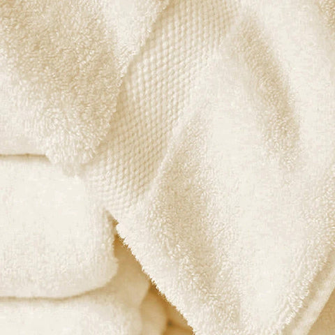100% Organic Cotton Quick Dry Bath Towel (Ivory) (Pack of 4) - DelaraHome