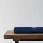 100% Organic Cotton Quick Dry Bath Towel (Navy Blue) - DelaraHome