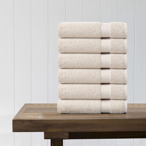 100% Organic Cotton Quick Dry Wash Cloth (Pack of 6) - DelaraHome