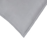 Organic Cotton Euro Sham Pair (Grey) - DelaraHome
