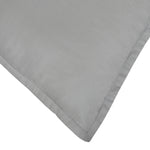 Organic Cotton Euro Sham Pair (Monique Grey) - DelaraHome