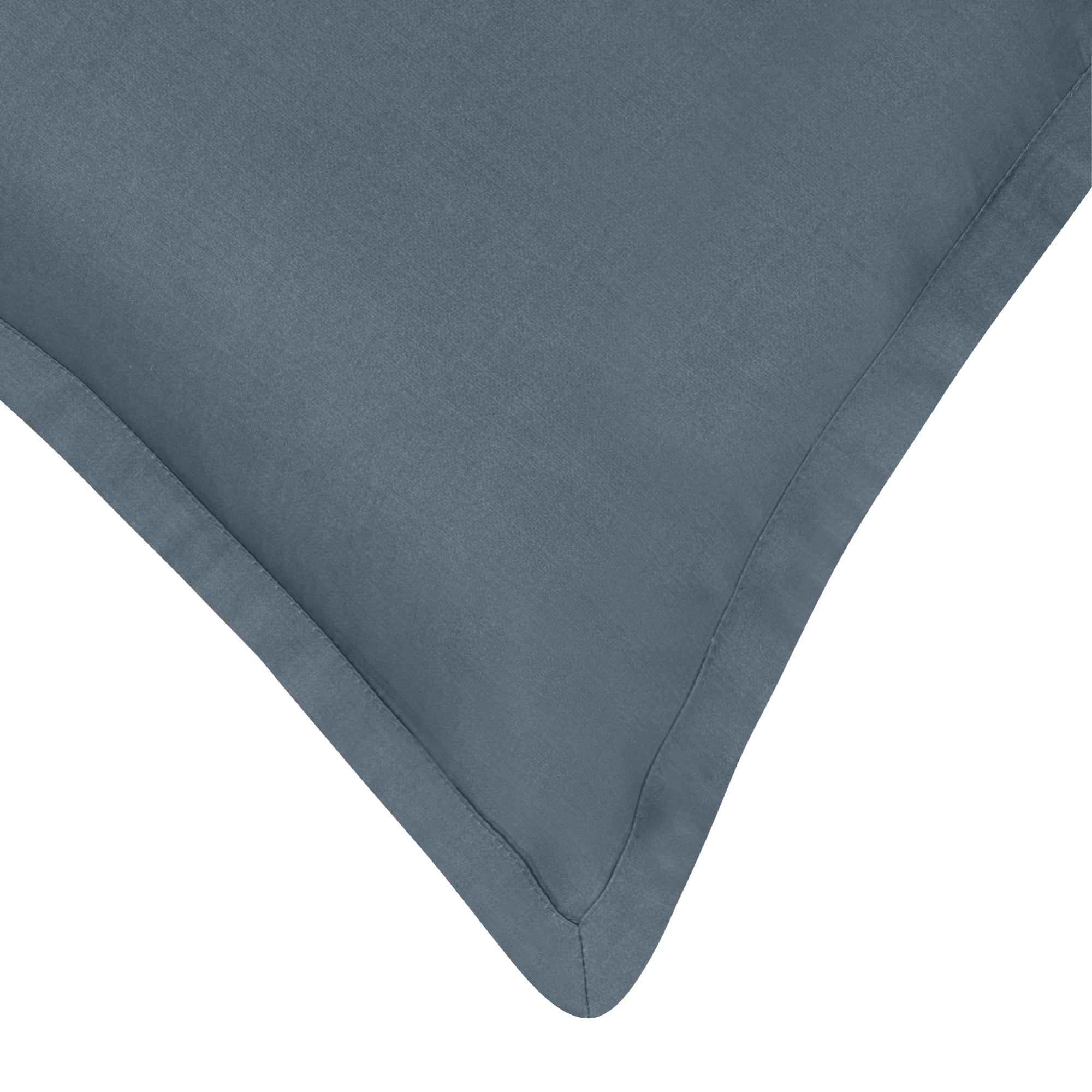Organic Cotton Euro Sham Pair (Clayton Blue) - DelaraHome