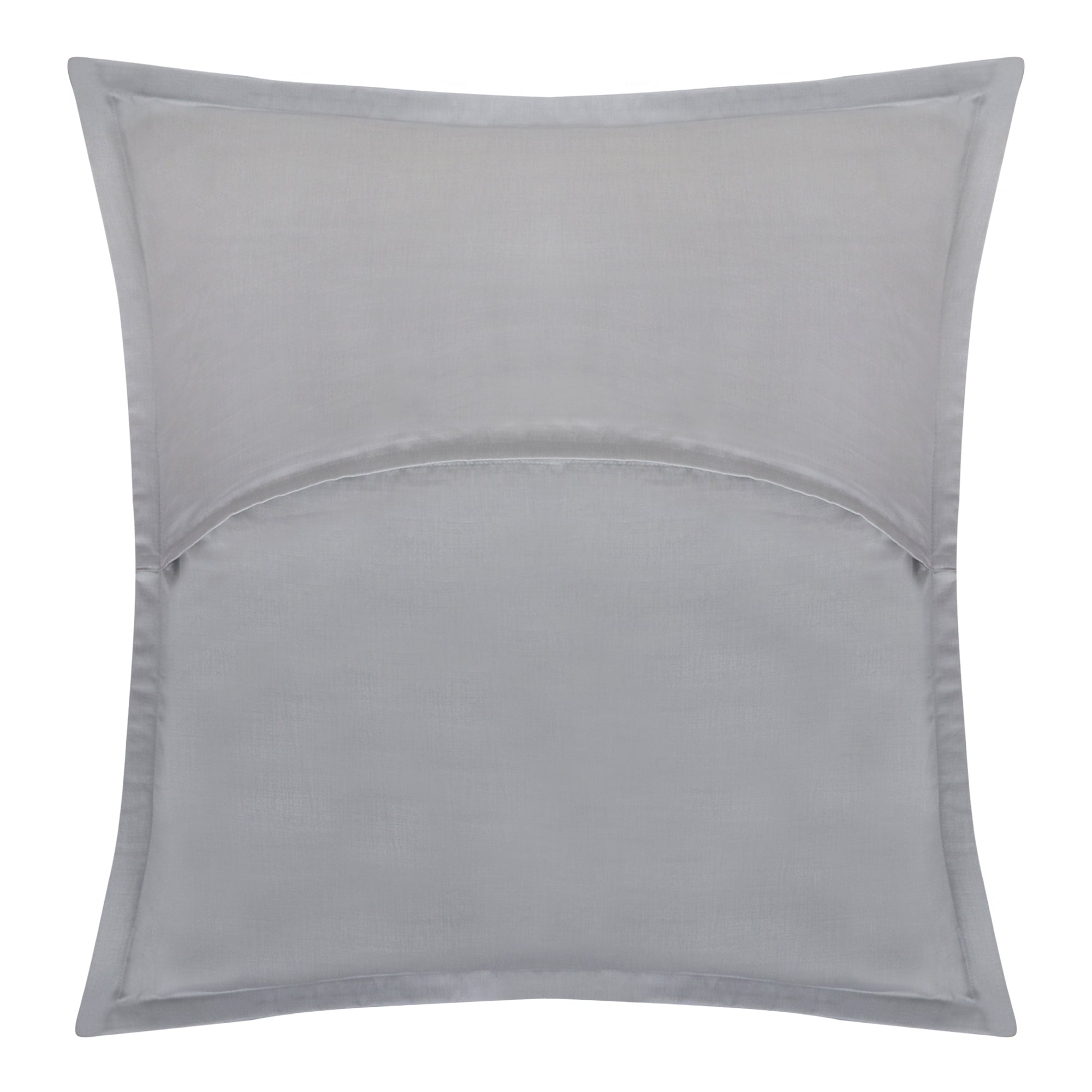 Organic Cotton Euro Sham Pair (Grey) - DelaraHome